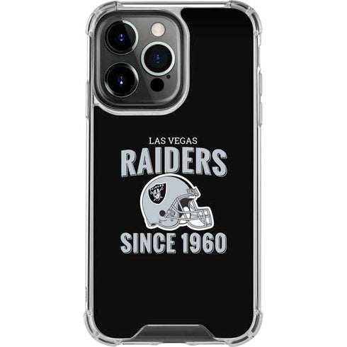 NFL Las Vegas Raiders Helmet iPhone 16 Pro Max Clear Case