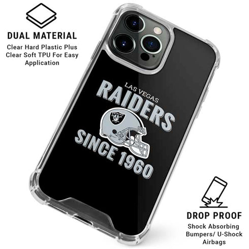 NFL Las Vegas Raiders Helmet iPhone 16 Pro Max Clear Case