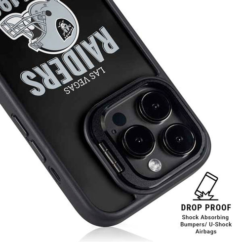 NFL Las Vegas Raiders Helmet iPhone 16 Pro Max Kickstand Case