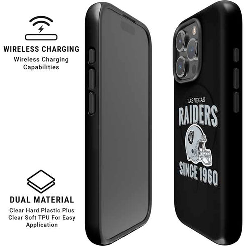 NFL Las Vegas Raiders Helmet iPhone 16 Pro Max Magsafe Impact Case