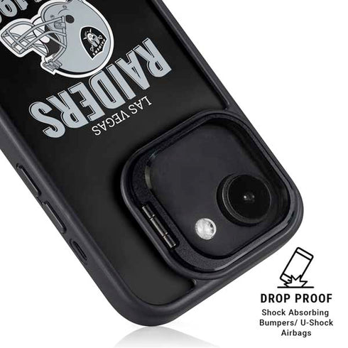 NFL Las Vegas Raiders Helmet iPhone 16e Kickstand Case