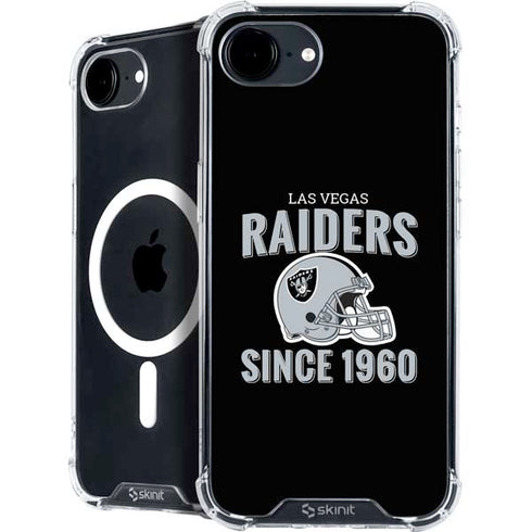 NFL Las Vegas Raiders Helmet iPhone 16e MagSafe Case