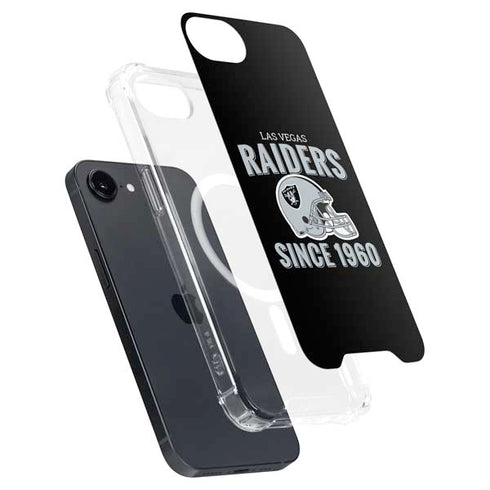NFL Las Vegas Raiders Helmet iPhone 16e MagSafe Case