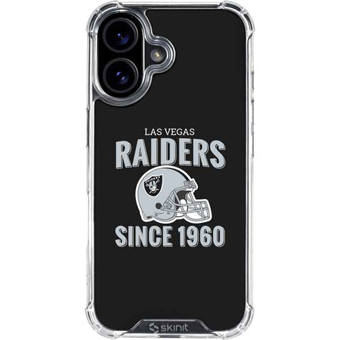 NFL Las Vegas Raiders Helmet iPhone 17 Clear Case