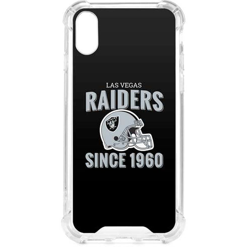 NFL Las Vegas Raiders Helmet iPhone XS Clear Case