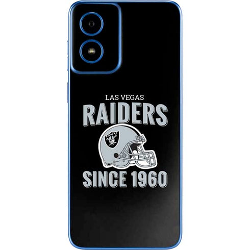 NFL Las Vegas Raiders Helmet Moto G Play 4G (2024) Skin