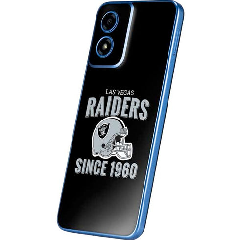 NFL Las Vegas Raiders Helmet Moto G Play 4G (2024) Skin