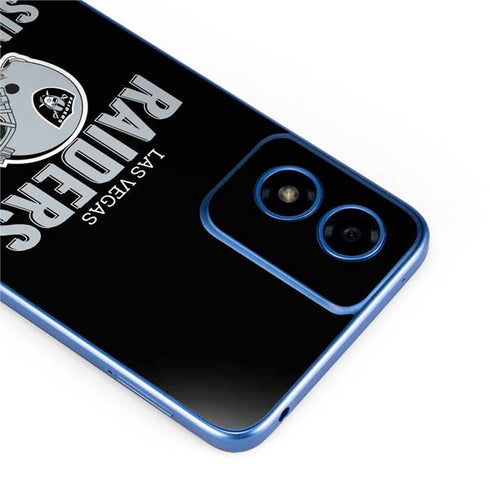 NFL Las Vegas Raiders Helmet Moto G Play 4G (2024) Skin