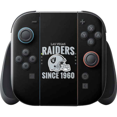 NFL Las Vegas Raiders Helmet Nintendo Switch 2 (2025) with Joy-Con Skin