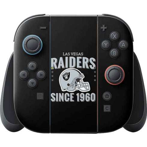NFL Las Vegas Raiders Helmet Nintendo Switch 2 (2025) Joy-Con Controller Skin