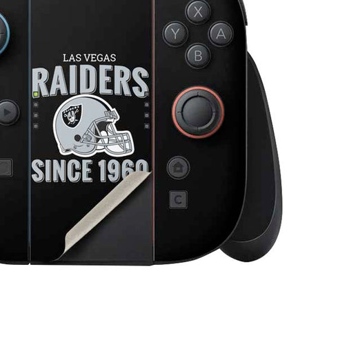 NFL Las Vegas Raiders Helmet Nintendo Switch 2 (2025) Joy-Con Controller Skin