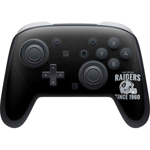NFL Las Vegas Raiders Helmet Nintendo Switch 2 (2025) Pro Controller Skin