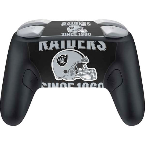 NFL Las Vegas Raiders Helmet Nintendo Switch 2 (2025) Pro Controller Skin