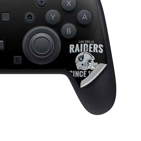NFL Las Vegas Raiders Helmet Nintendo Switch 2 (2025) Pro Controller Skin