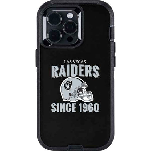 NFL Las Vegas Raiders Helmet Otterbox Defender iPhone Skin