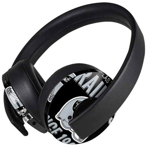 NFL Las Vegas Raiders Helmet PlayStation 4 Gold Wireless Headset Skin