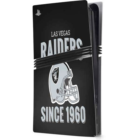 NFL Las Vegas Raiders Helmet PS5 Pro Console Skin