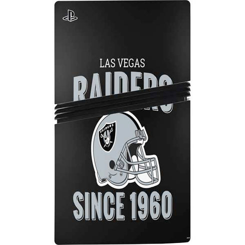 NFL Las Vegas Raiders Helmet PS5 Pro Disk Console Skin