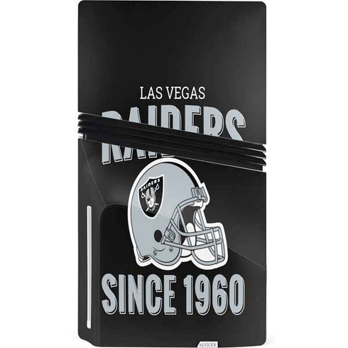 NFL Las Vegas Raiders Helmet PS5 Pro Disk Console Skin