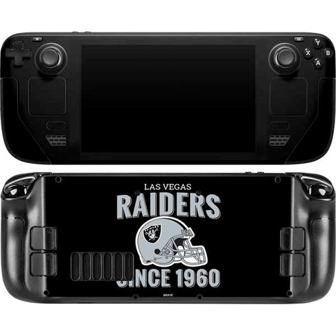 NFL Las Vegas Raiders Helmet Steam Deck Handheld Gaming Computer OLED Skin