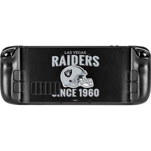 NFL Las Vegas Raiders Helmet Steam Deck Handheld Gaming Computer Skin