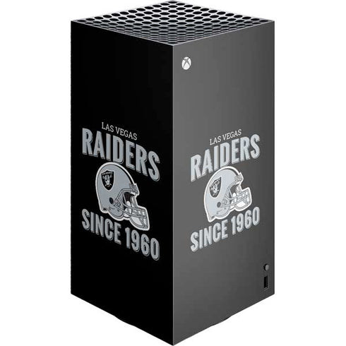 NFL Las Vegas Raiders Helmet XBox Series X Digital Edition Console Skin