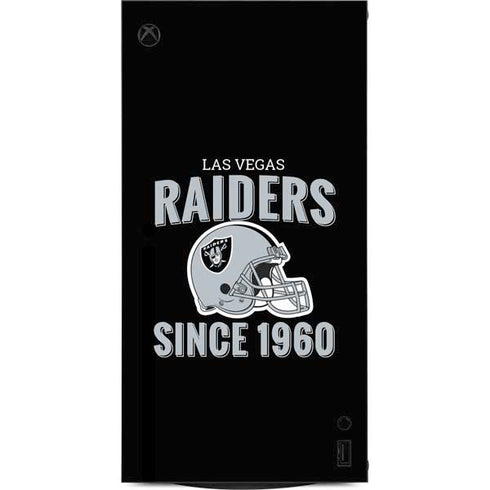 NFL Las Vegas Raiders Helmet XBox Series X Digital Edition Console Skin
