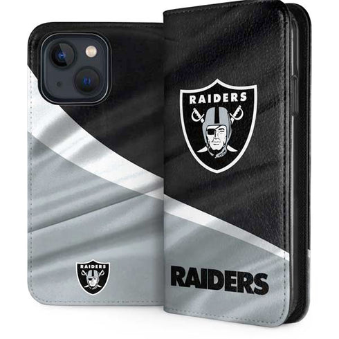 NFL Las Vegas Raiders iPhone 13 Folio Case