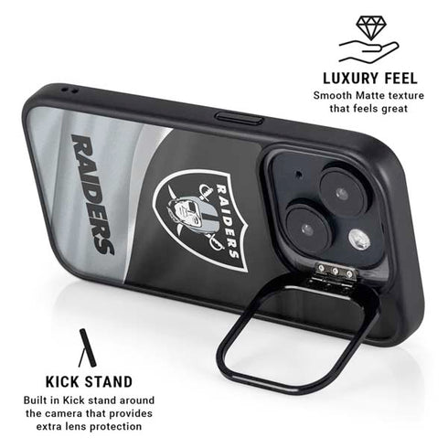 NFL Las Vegas Raiders iPhone 14 Plus Kickstand Case