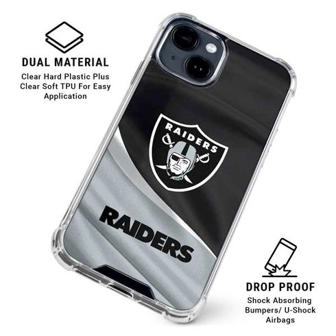 NFL Las Vegas Raiders iPhone 15 Clear Case