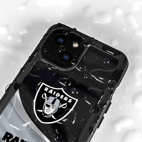 NFL Las Vegas Raiders iPhone 15 Plus Waterproof Case