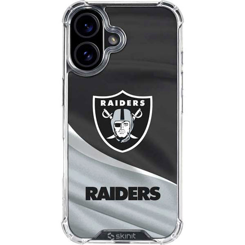NFL Las Vegas Raiders iPhone 16 Clear Case