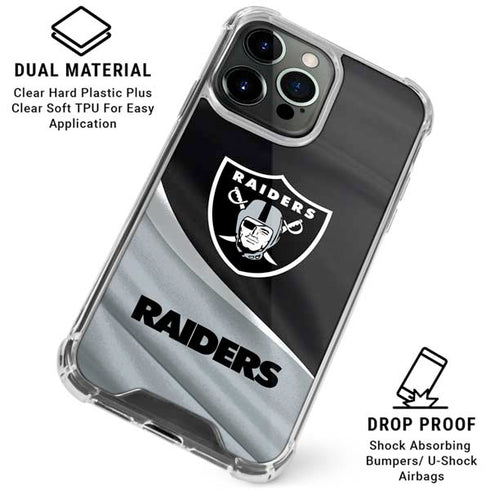 NFL Las Vegas Raiders iPhone 16 Pro Clear Case