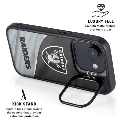 NFL Las Vegas Raiders iPhone 16e Kickstand Case