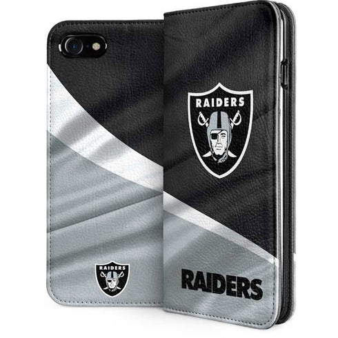 NFL Las Vegas Raiders iPhone SE (2nd & 3rd Gen) Folio Case