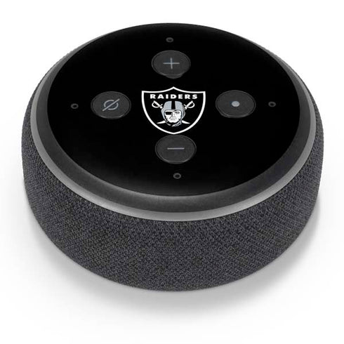 NFL Las Vegas Raiders Large Logo Amazon Echo Dot Skin