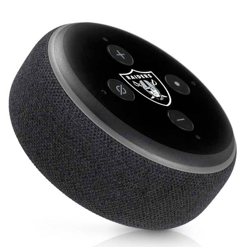 NFL Las Vegas Raiders Large Logo Amazon Echo Dot Skin