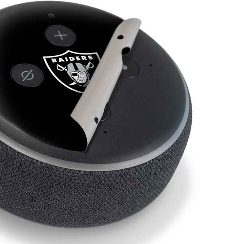 NFL Las Vegas Raiders Large Logo Amazon Echo Dot Skin