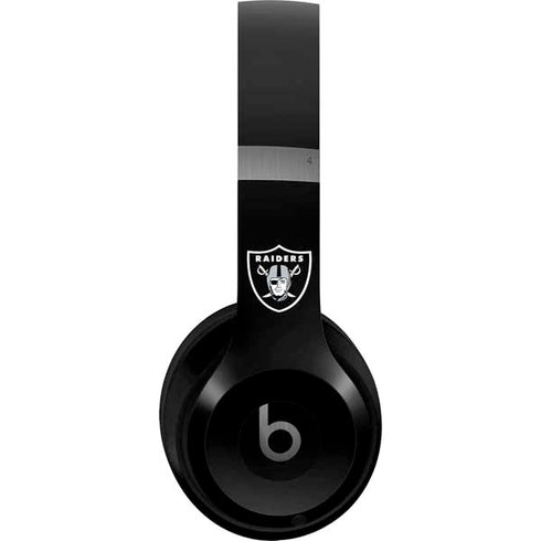 NFL Las Vegas Raiders Large Logo Beats Solo 4 Wireless Headphones Skin