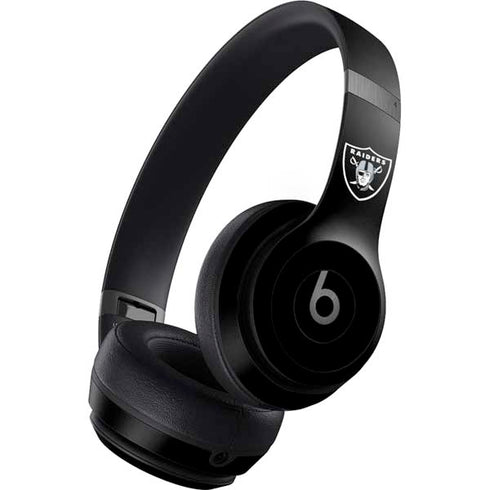 NFL Las Vegas Raiders Large Logo Beats Solo 4 Wireless Headphones Skin