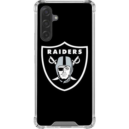 NFL Las Vegas Raiders Large Logo Galaxy A17 Clear Case