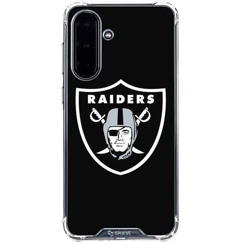 NFL Las Vegas Raiders Large Logo Galaxy A36 5G Clear Case