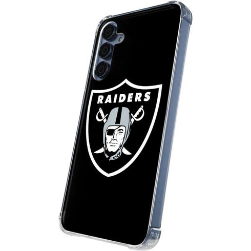 NFL Las Vegas Raiders Large Logo Galaxy A55 5G Clear Case