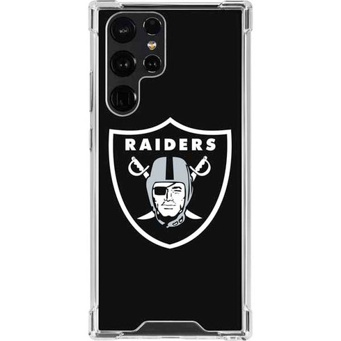 NFL Las Vegas Raiders Large Logo Galaxy S23 Ultra Clear Case
