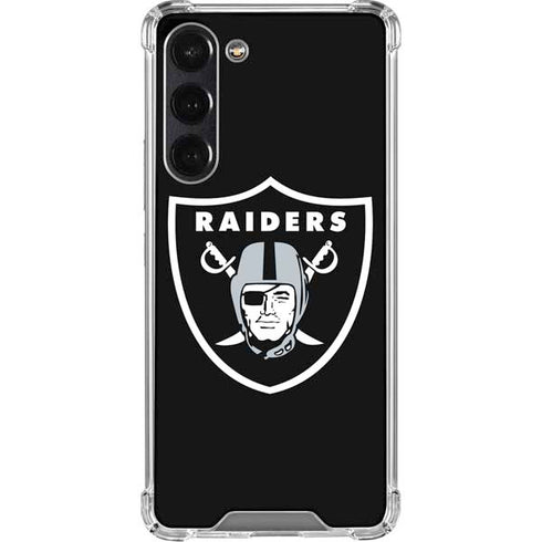 NFL Las Vegas Raiders Large Logo Galaxy S24 FE Clear Case