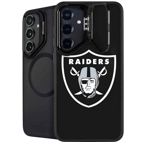 NFL Las Vegas Raiders Large Logo Galaxy S25 Kickstand Case