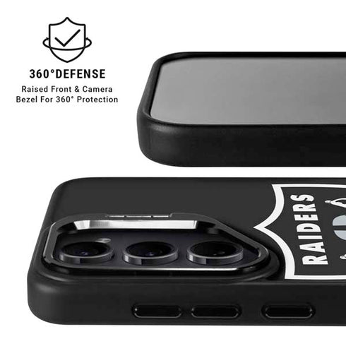 NFL Las Vegas Raiders Large Logo Galaxy S25 Kickstand Case
