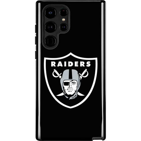 NFL Las Vegas Raiders Large Logo Galaxy S25 Ultra Impact Case