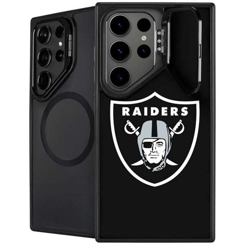 NFL Las Vegas Raiders Large Logo Galaxy S25 Ultra Kickstand Case