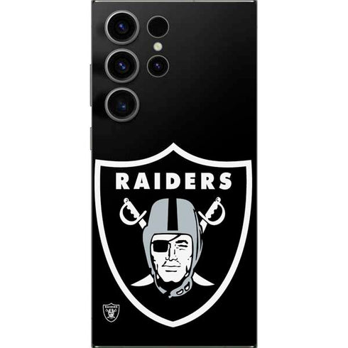 NFL Las Vegas Raiders Large Logo Galaxy S25 Ultra Skin
